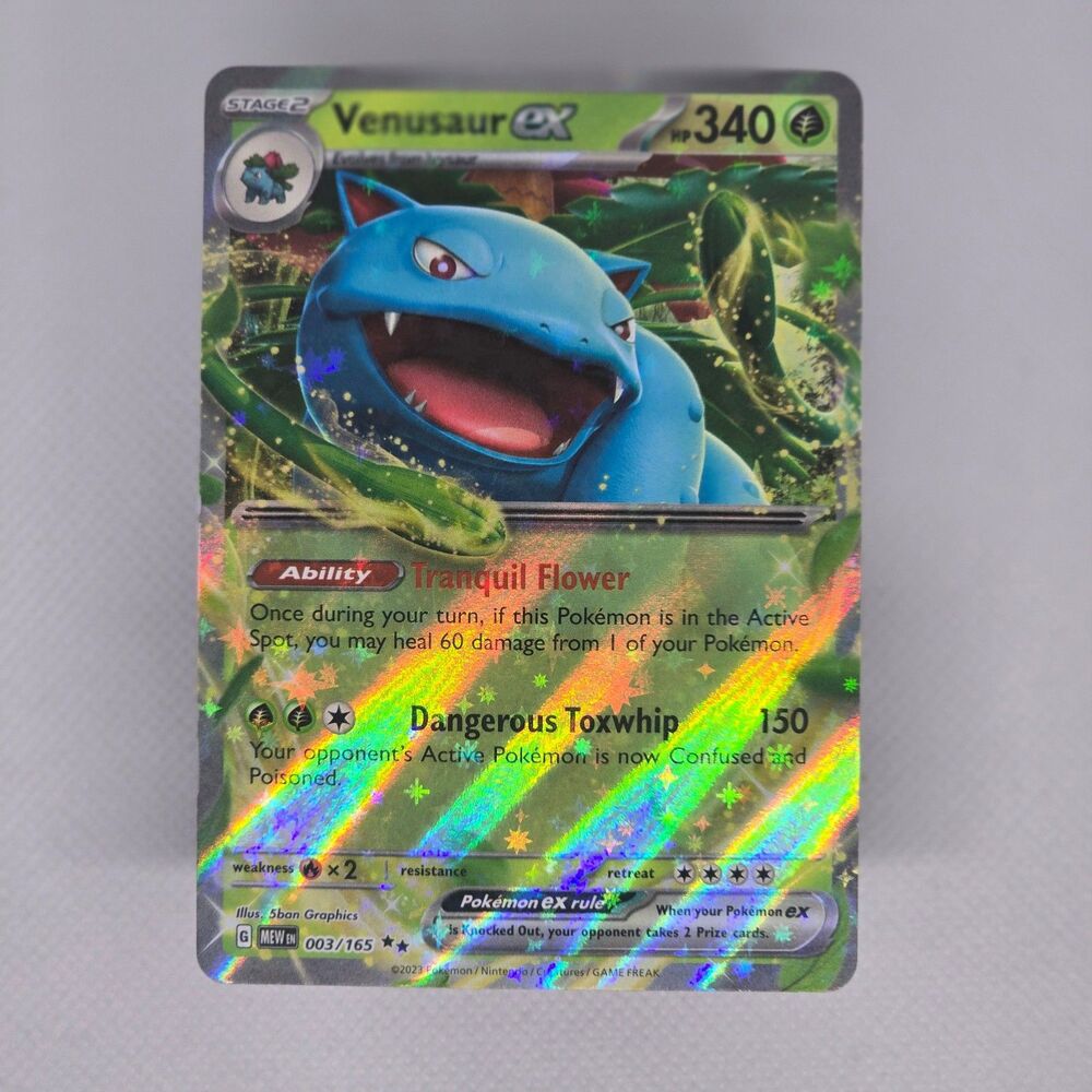 Venusaur EX #3 Pokemon Scarlet & Violet 151 MEW